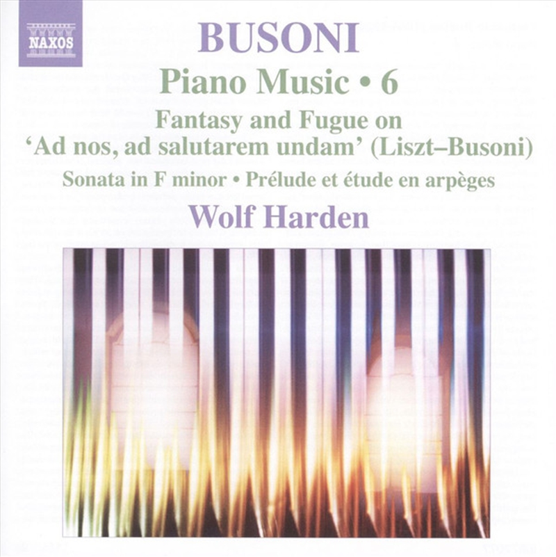 Busoni: Piano Music Vol 6/Product Detail/Classical