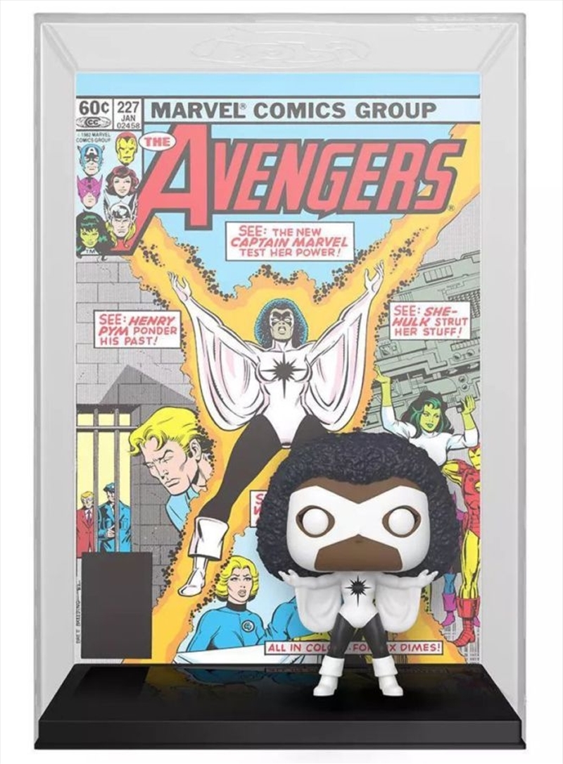 Avengers - Captain Marvel Monica Rambeau US Exclusive Pop! Cover [RS] | Pop Vinyl