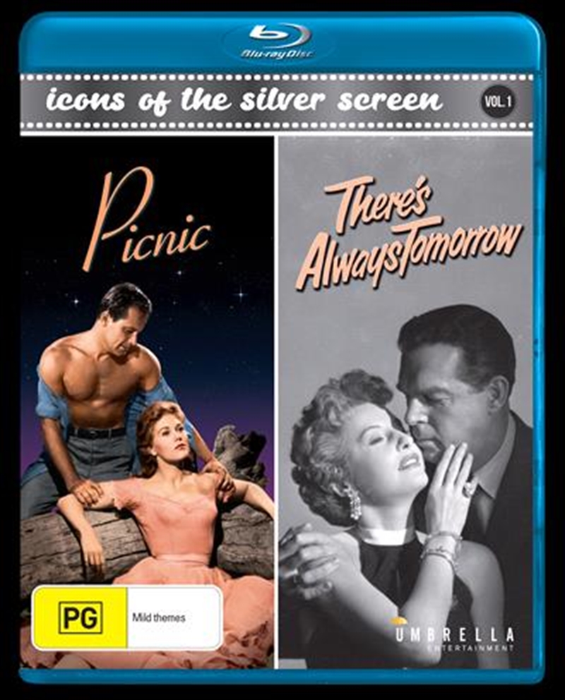 Picnic / There's Always Tomorrow - Vol 1 | Icons Of The Silver Screen Double Feature | Blu-ray