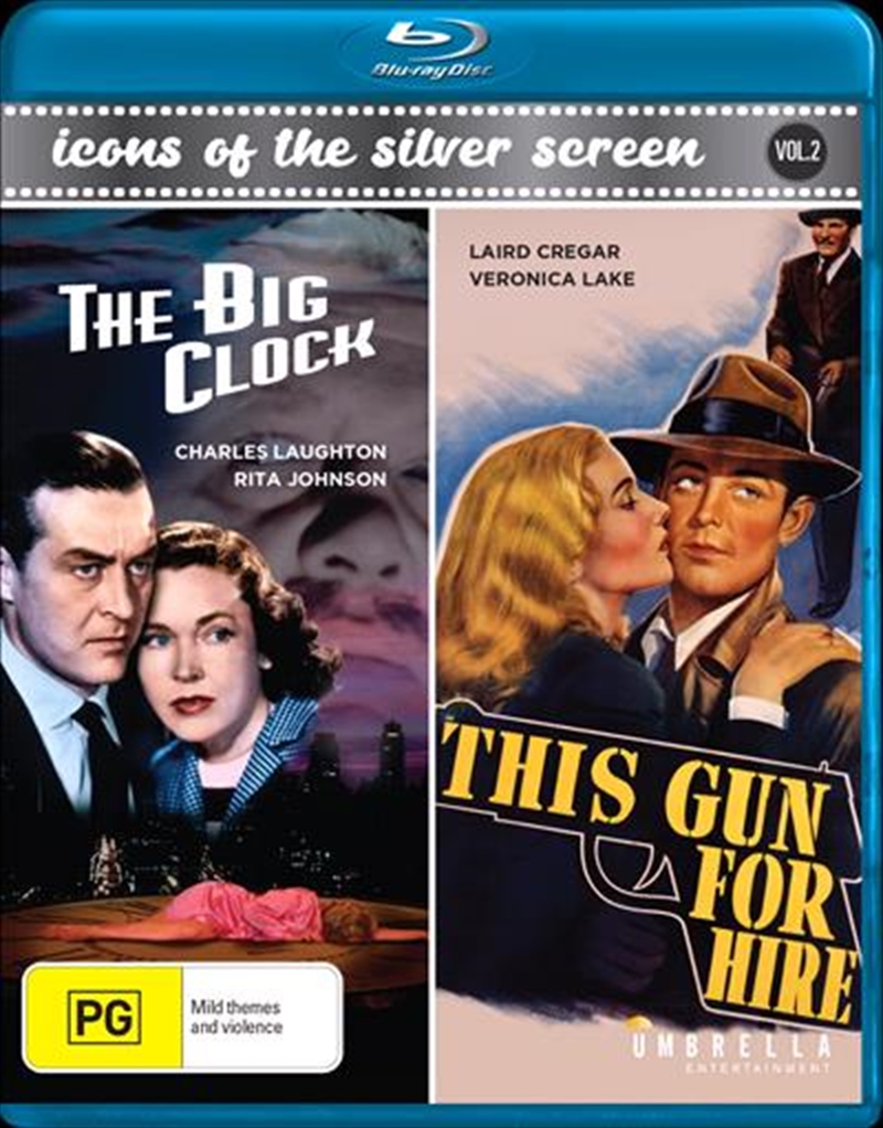 Big Clock / This Gun For Hire  Icons Of The Silver Screen #2, The/Product Detail/Drama