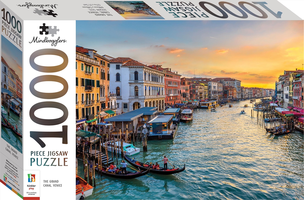 Mindbogglers 1000pc Jigsaw: The Grand Canal, Venice/Product Detail/Destination