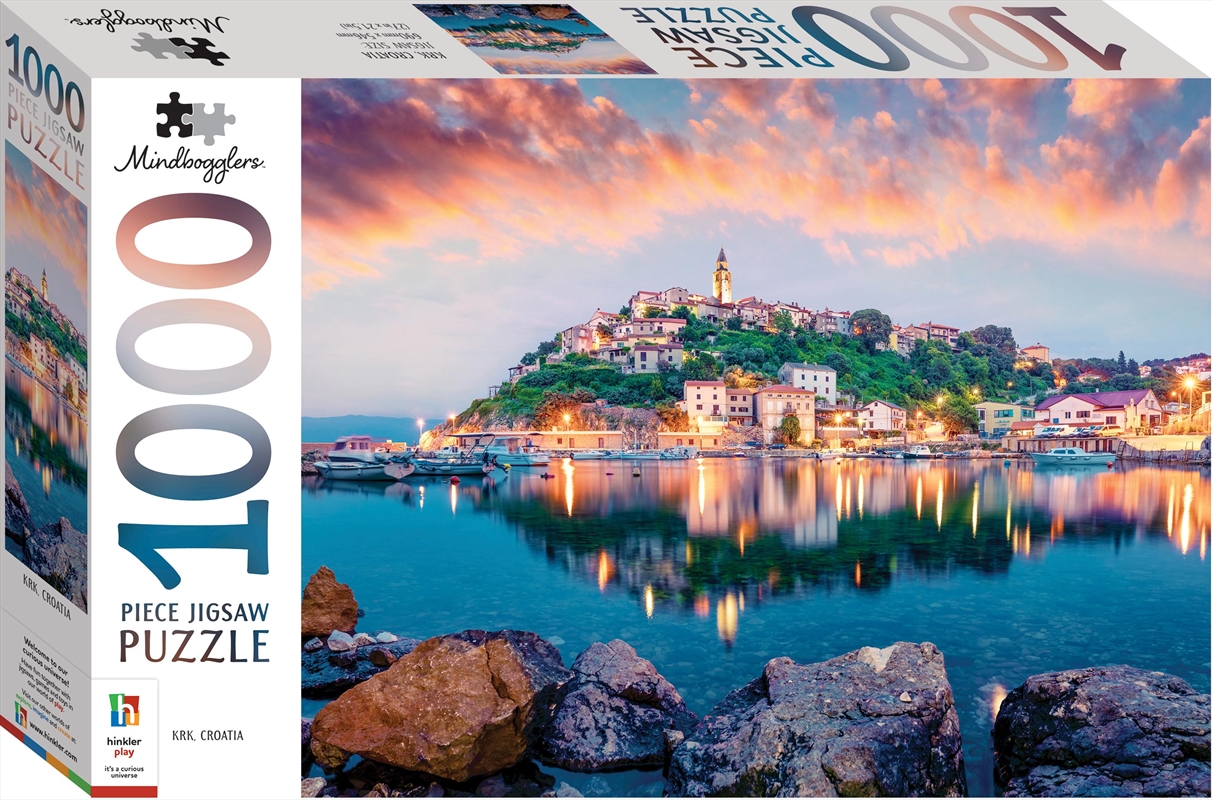 Mindbogglers 1000pc Jigsaw: Krk, Croatia | Merchandise