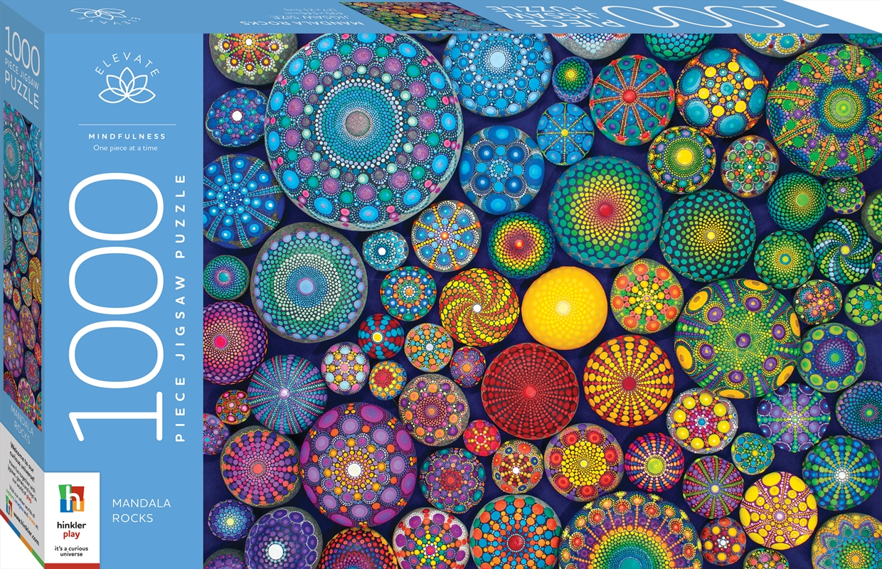 Elevate 1000pc Jigsaw: Mandala Rocks/Product Detail/Art and Icons