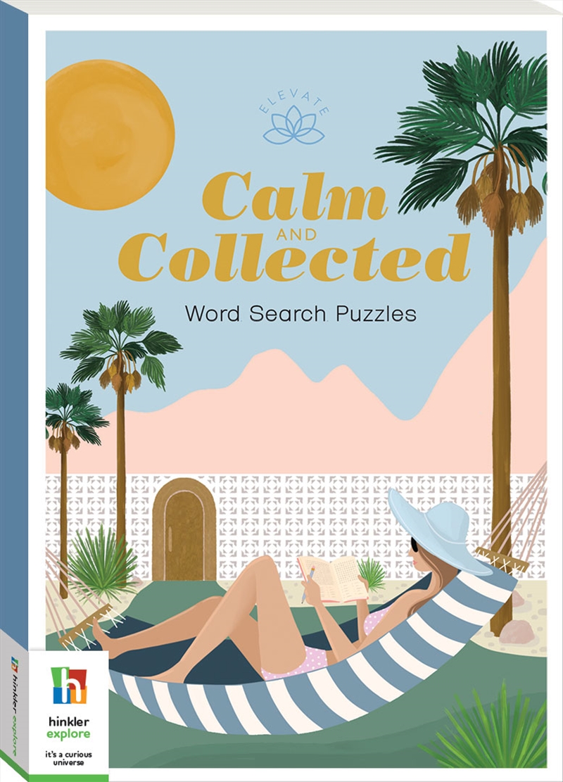 Elevate Calm and Collected Word Search Puzzles | Paperback Book