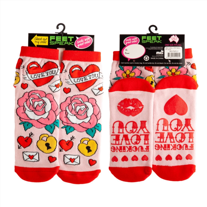 Fu*king Love You Feet Socks/Product Detail/Socks