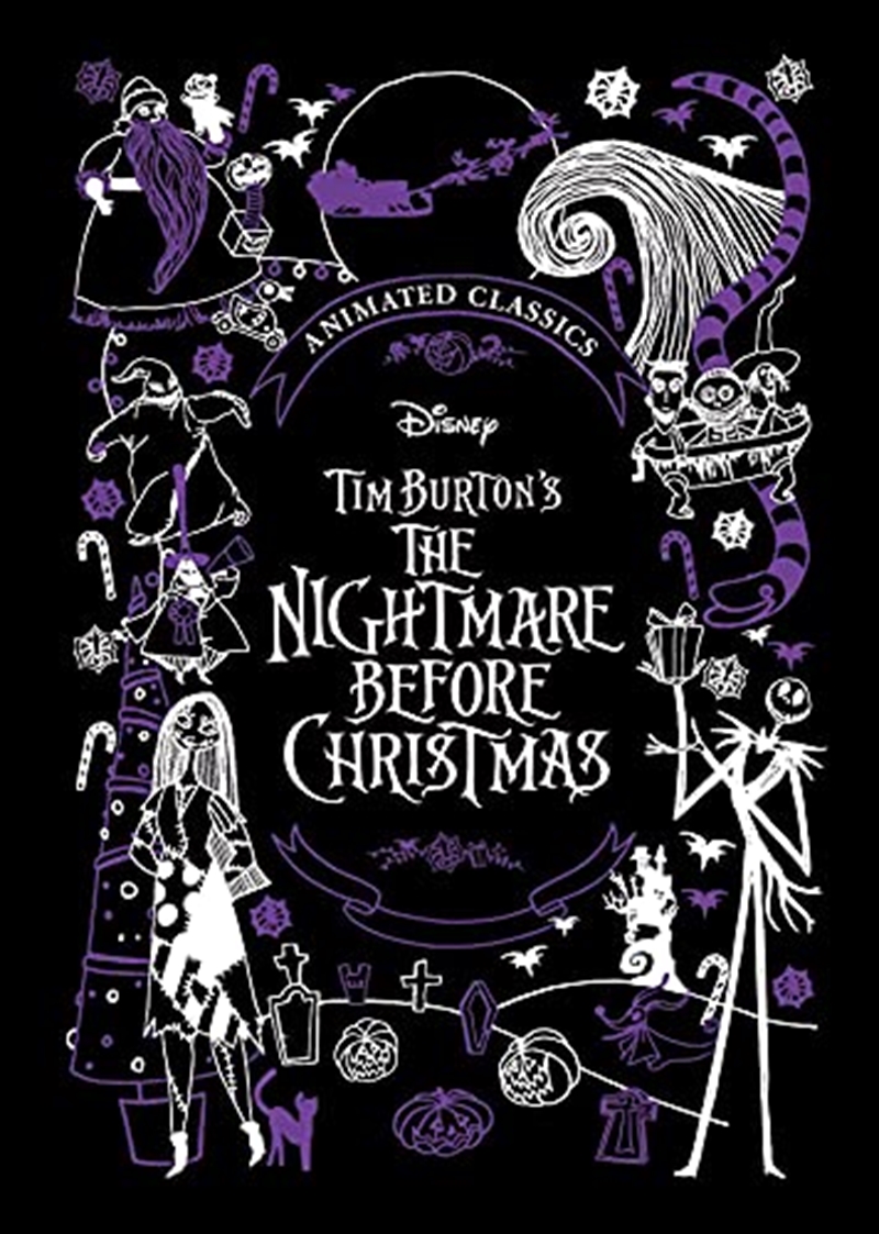 Tim Burton's The Nightmare Before Christmas: Animated Classics (Disney) | Hardback Book