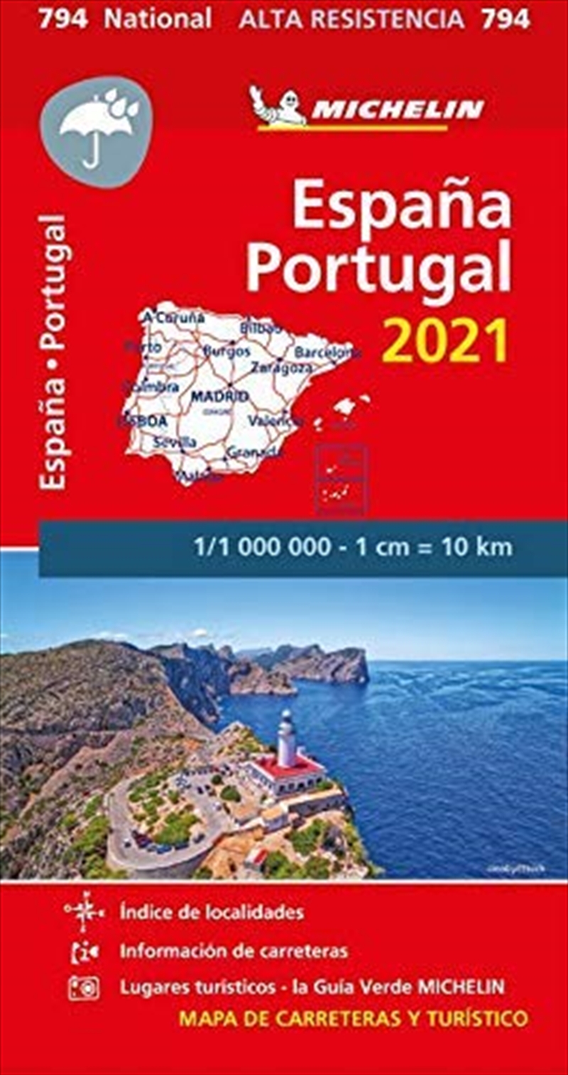 Mapa National España - Portugal 2021 "Alta Resistencia" (Mapas National Michelin) (French Edition)/Product Detail/Recipes, Food & Drink