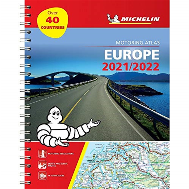 Europe 2021 - Tourist and Motoring Atlas (A4-Spiral): Tourist & Motoring Atlas A4 spiral/Product Detail/Recipes, Food & Drink