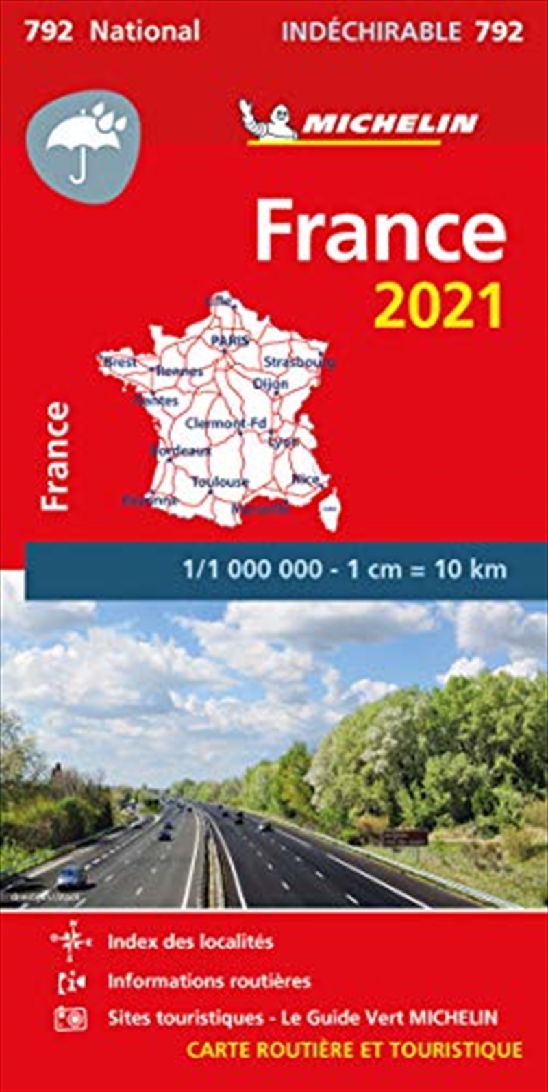 Mapa National Francia "Alta Resistencia" 2021 (Mapas National Michelin) (French Edition)/Product Detail/Recipes, Food & Drink