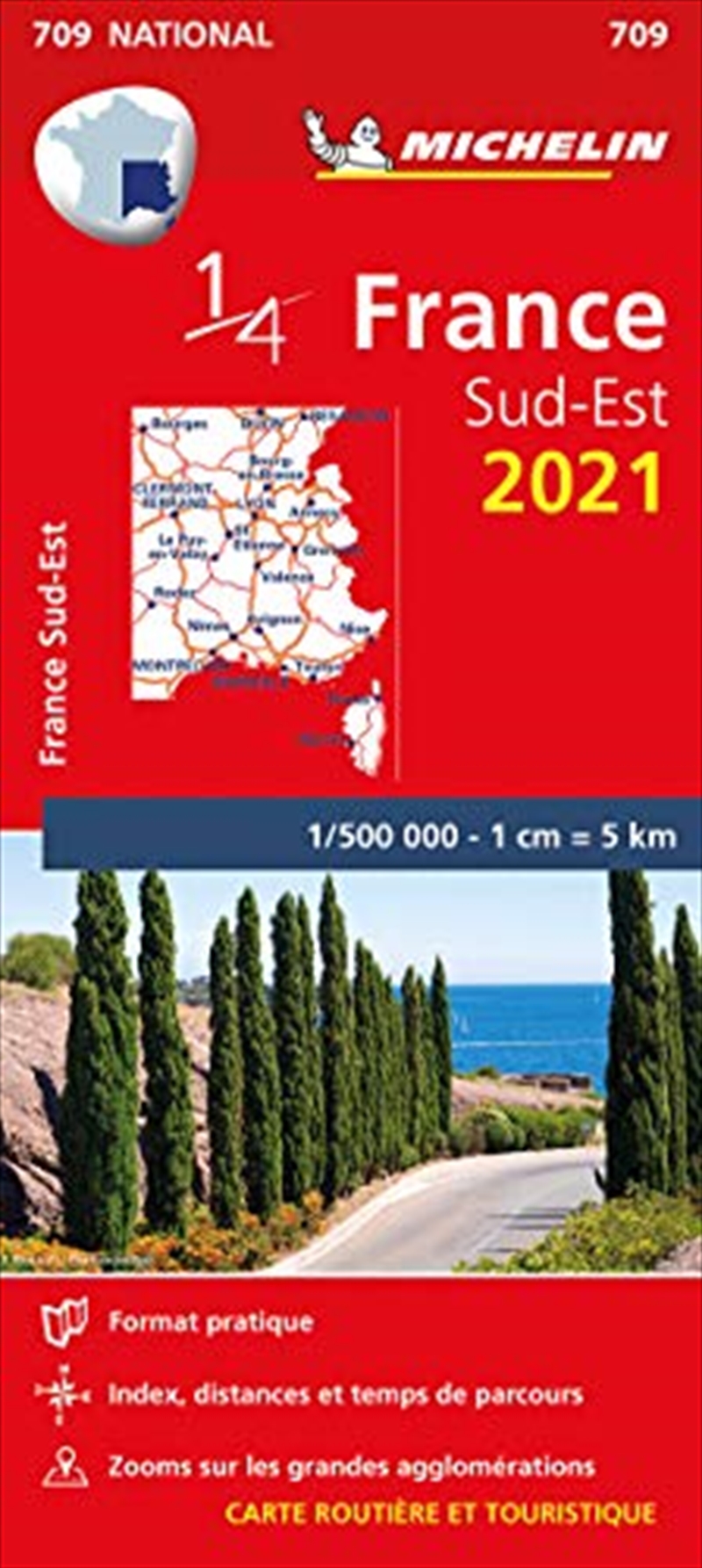 Mapa National Francia Sud-Est 2021 (Mapas National Michelin) (French Edition)/Product Detail/Recipes, Food & Drink