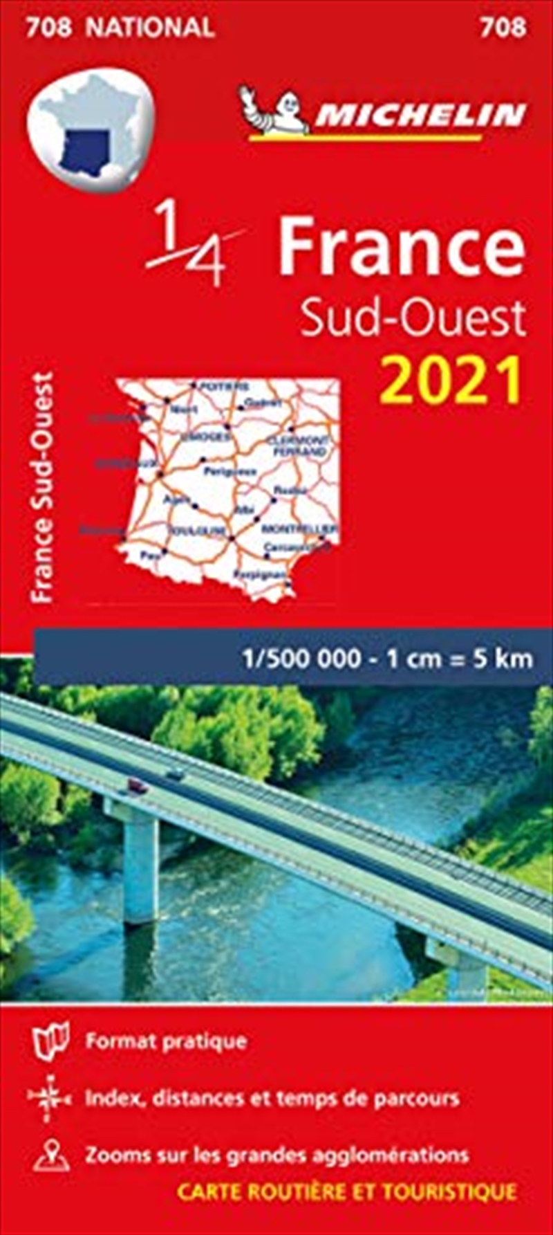 Mapa National Francia Sud-Ouest 2021 (Mapas National Michelin) (French Edition)/Product Detail/Recipes, Food & Drink