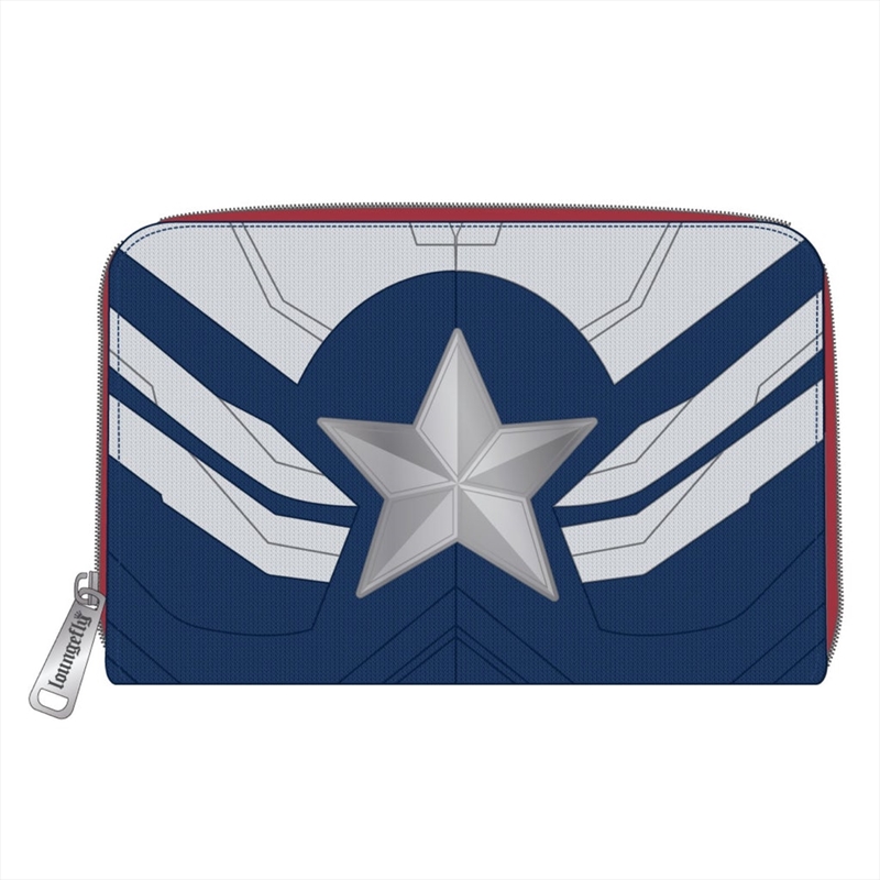 Loungefly - The Falcon and the Winter Soldier - Captain America Zip Purse/Product Detail/Wallets
