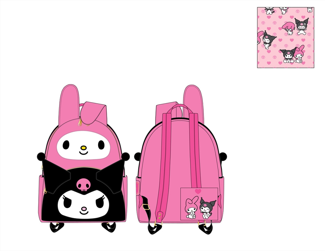 Loungefly - Sanrio - My Melody \u0026 Kuromi 