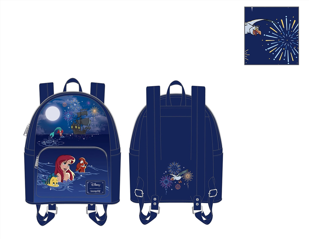 Loungefly - The Little Mermaid - Ariel Fireworks Mini Backpack/Product Detail/Bags