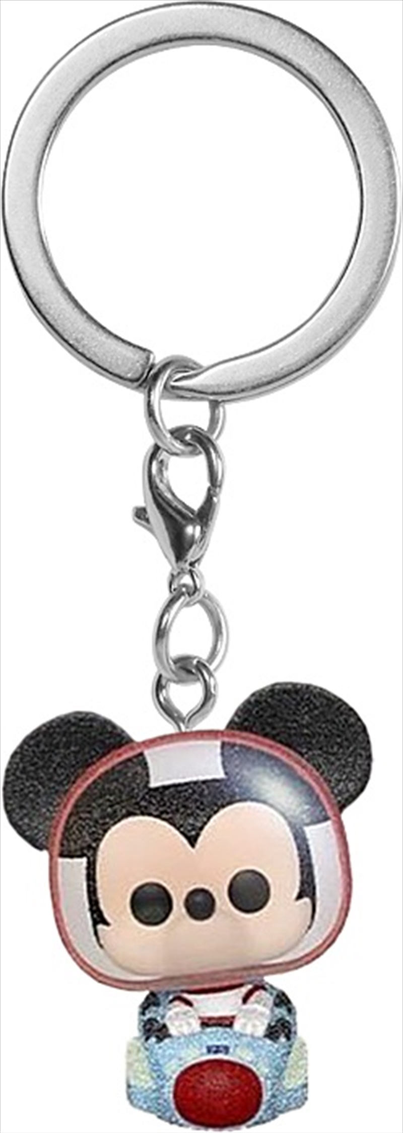 Disney World - Mickey Space Mountain Diamond Glitter 50th Anniv US Exc Pocket Pop! Keychain [RS] | Pop Vinyl