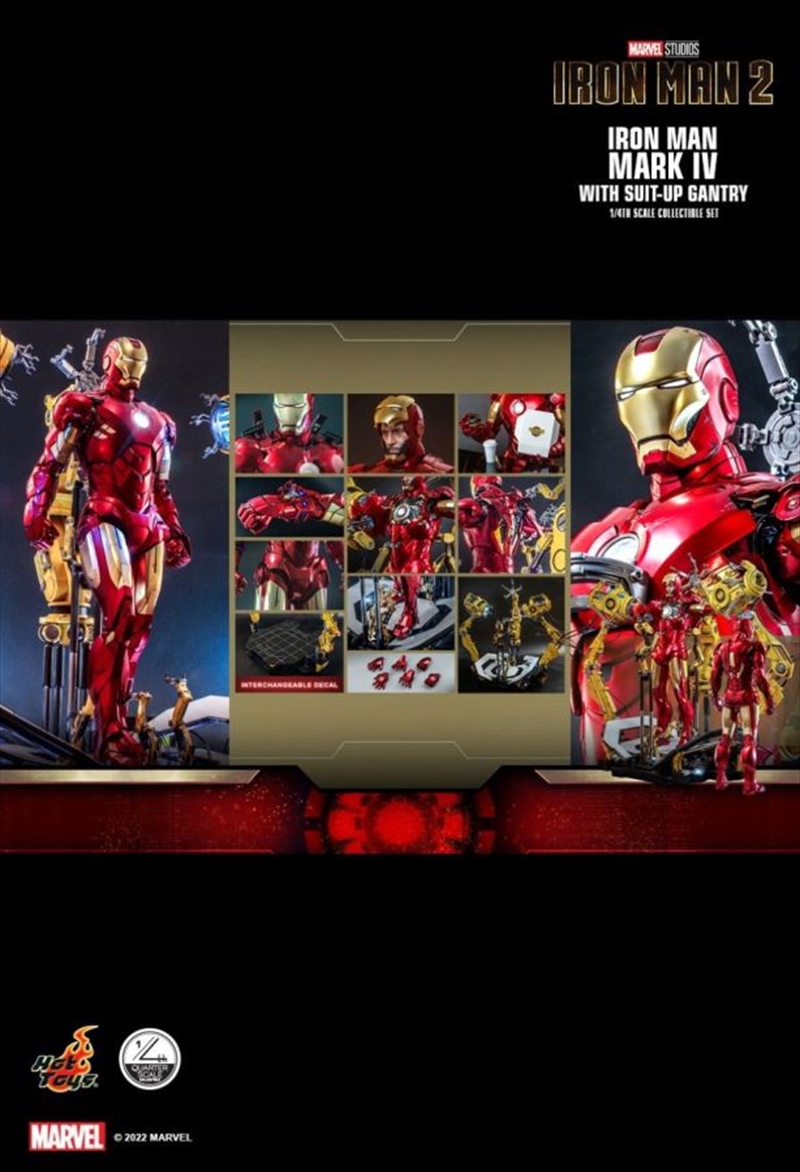 Iron Man 2 - Mark IV Deluxe with Gantry 1:4 Scale Action Figure/Product Detail/Figurines