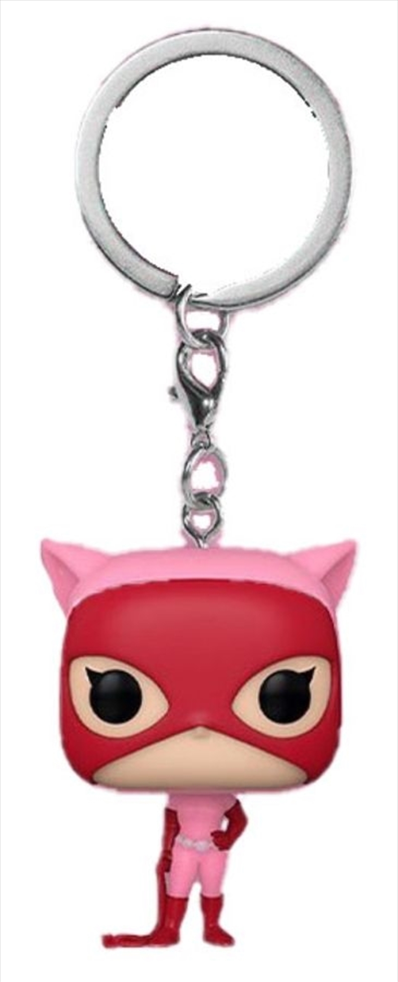 Batman: THe Animated Series - Catwoman Pink & Red US Exclusive Pocket Pop! Keychain [RS]/Product Detail/TV