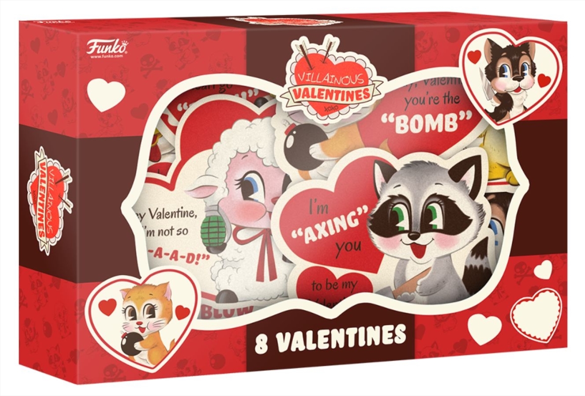 Villainous Valentines - Valentine's Day Cards (8-Pack) | Merchandise