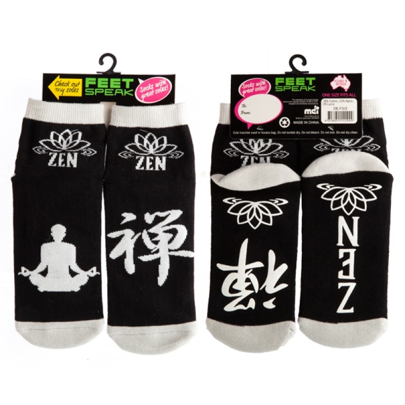 Zen Feet Speak Socks/Product Detail/Socks