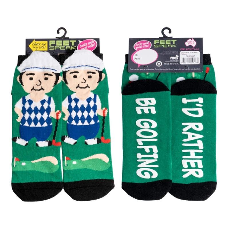 Golfer Feet Speak Socks/Product Detail/Socks