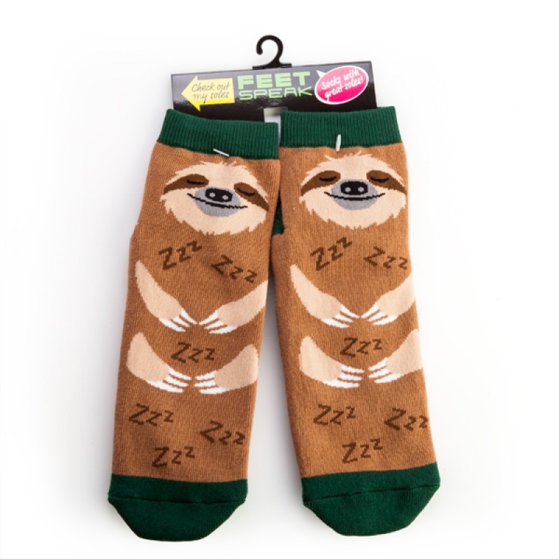Sloth Feet Speak Socks/Product Detail/Socks