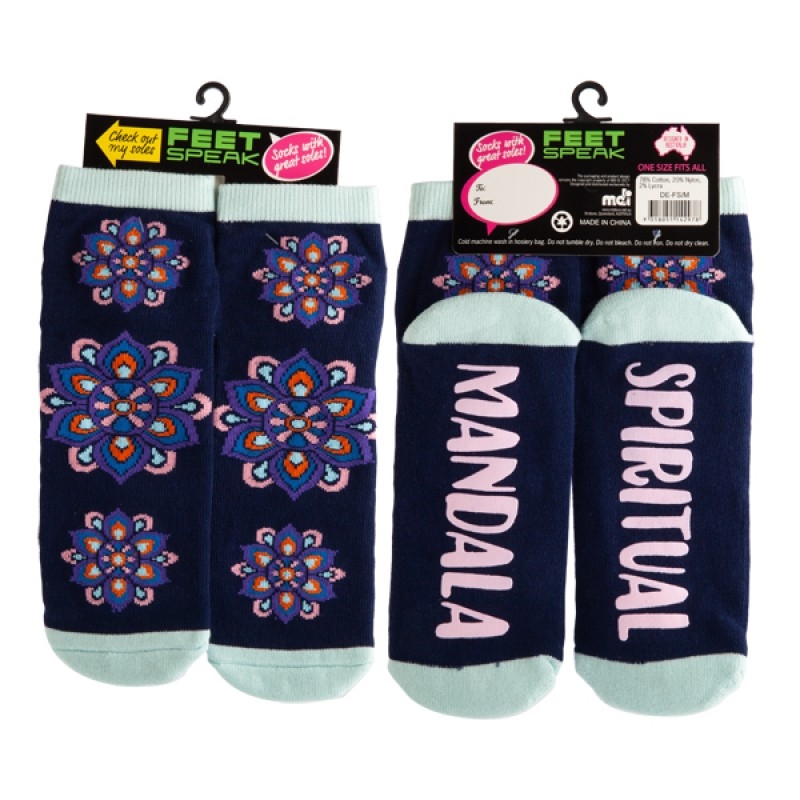 Mandala Feet Speak Socks/Product Detail/Socks