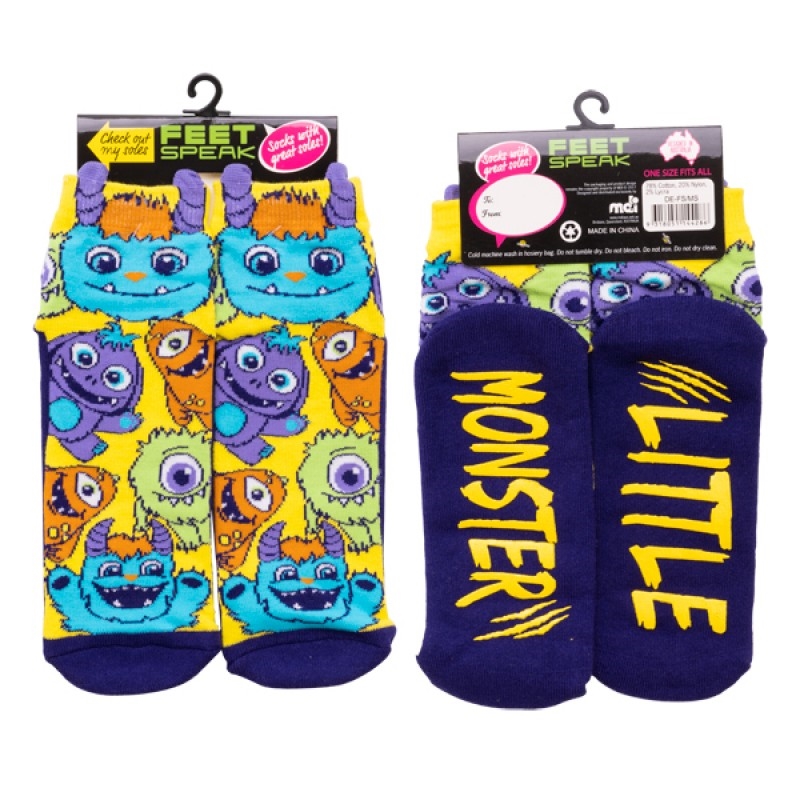 Monsterlings Feet Speak Socks/Product Detail/Socks