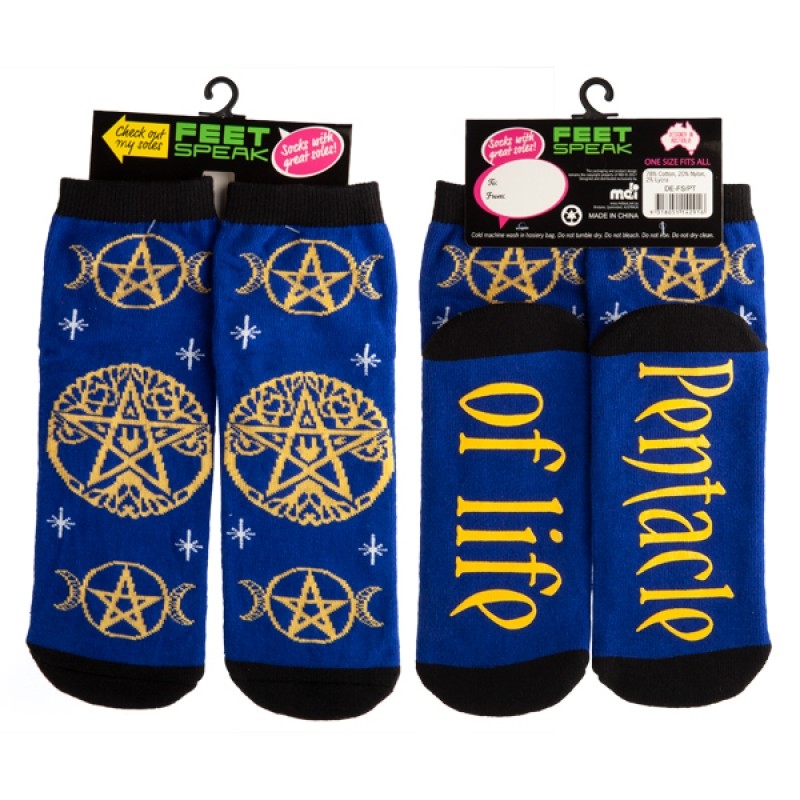 Pentacle Feet Speak Socks/Product Detail/Socks