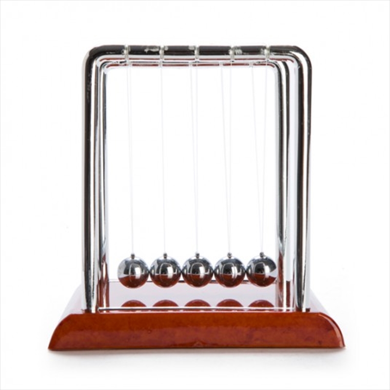 Newton's Cradle with Wood-look Base/Product Detail/Homewares