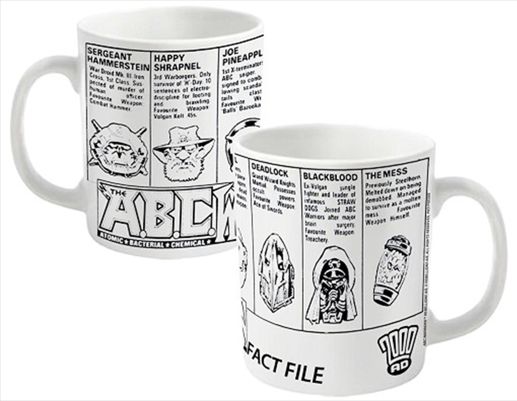 2000ad Abc Warriors Fact File Mug/Product Detail/Mugs