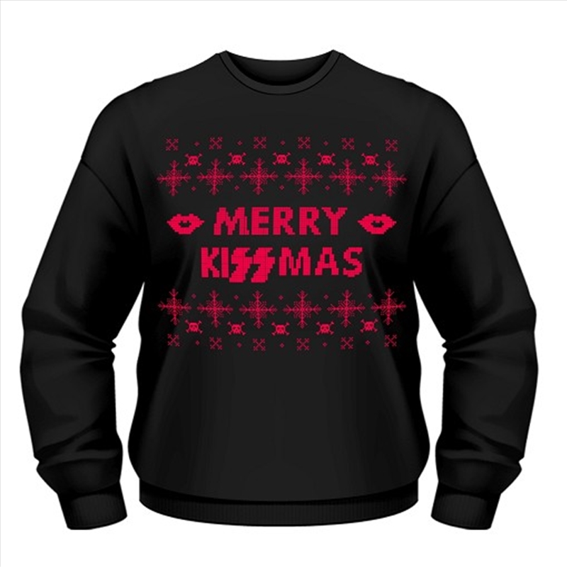 Kiss Merry Kissmas Crew Neck Sweater Unisex Size Small Jumper/Product Detail/Outerwear