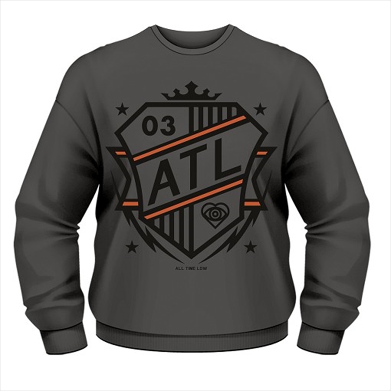 All Time Low Shield Crew Neck Sweater Unisex: X-Large Jumper/Product Detail/Outerwear