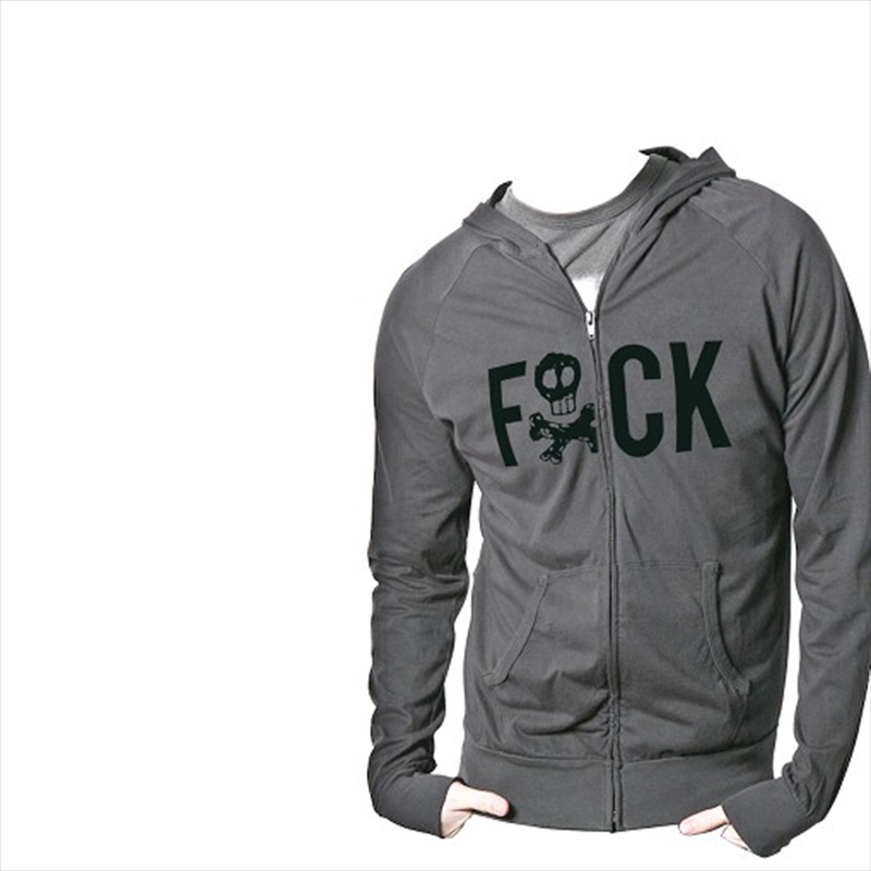 All Time Low Skull F Lightweight Hooded Zip Top Unisex: Large Hoodie/Product Detail/Outerwear
