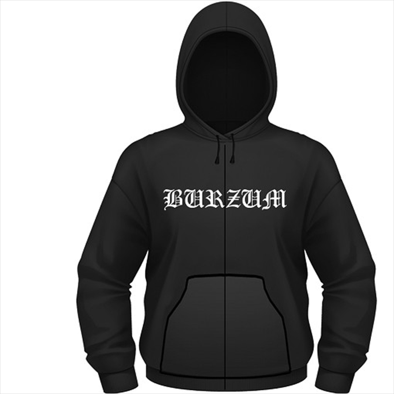 Burzum Aske Hooded Sweatshirt With Zip Unisex Size Medium Hoodie/Product Detail/Outerwear