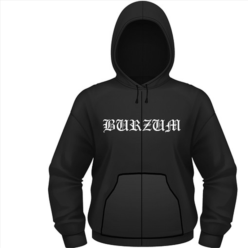 Burzum Aske Hooded Sweatshirt With Zip Unisex Size X-Large Hoodie/Product Detail/Outerwear