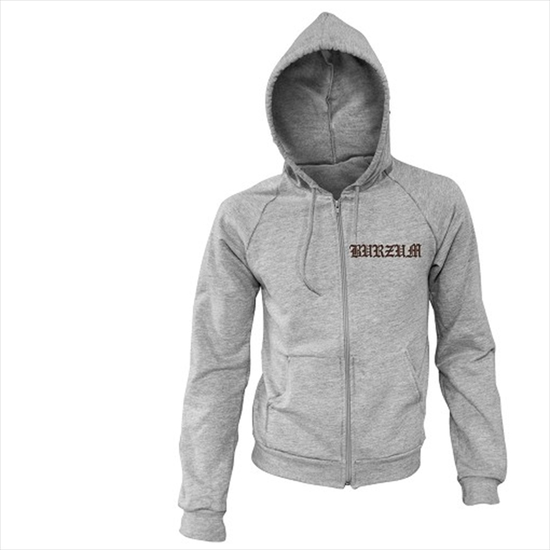 Burzum Filosofem 2 Hooded Sweatshirt With Zip Unisex Size Medium Hoodie/Product Detail/Outerwear