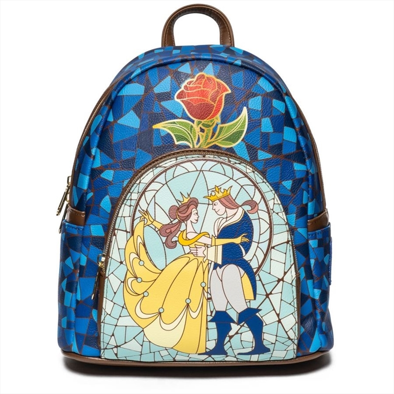Loungefly - Beauty and the Beast - Stain Glass US Exclusive Mini Backpack/Product Detail/Bags