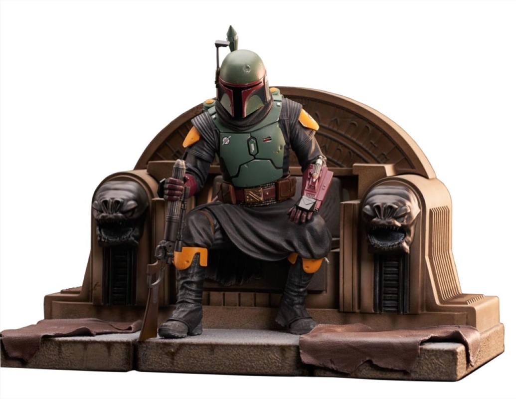 Star Wars: The Mandalorian - Boba Fett on Throne Statue/Product Detail/Statues
