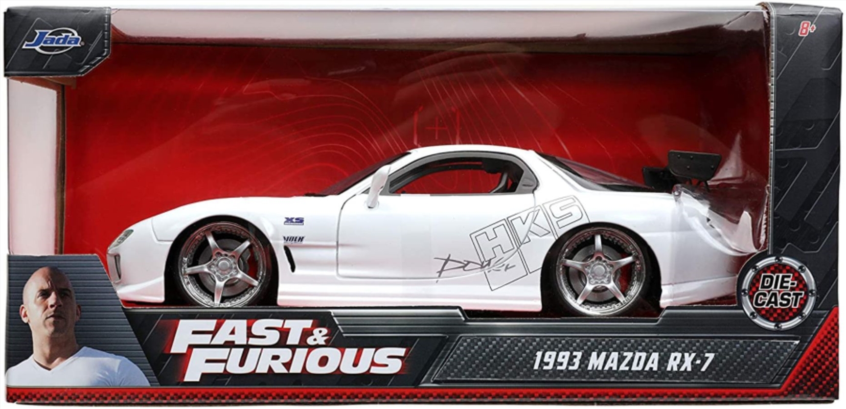 Fast and Furious - 1993 Mazda RX-7 FD3S-Wide 1:24 Scale Hollywood Ride/Product Detail/Figurines