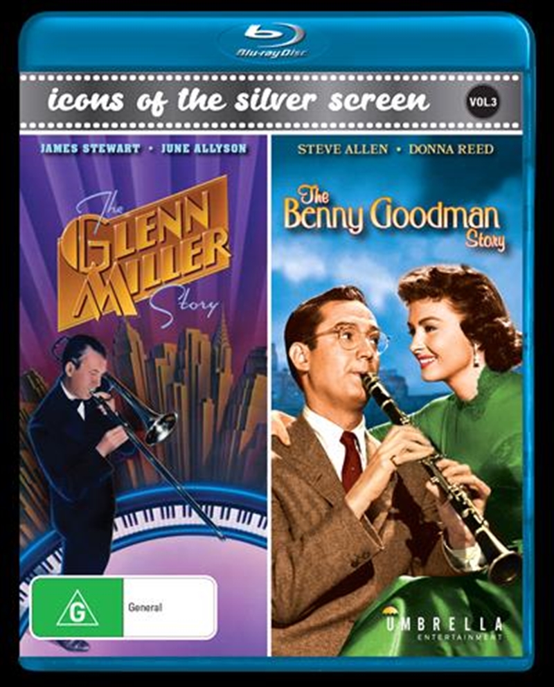 Glenn Miller Story / The Benny Goodman Story  Icons Of The Silver Screen #3, The/Product Detail/Drama