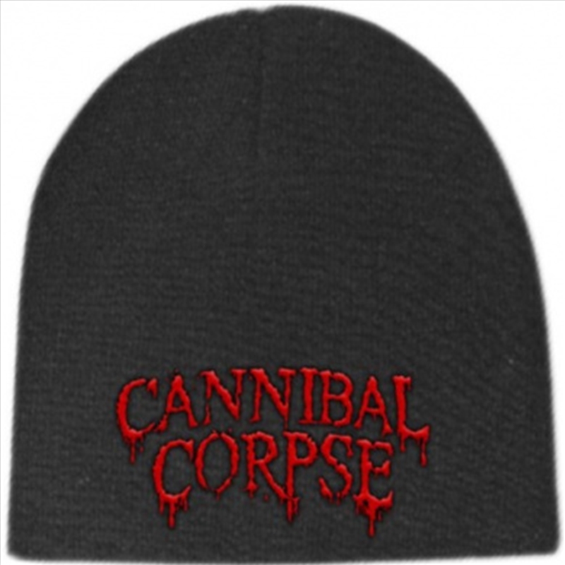 Cannibal Corpse Logo Beanie No Cuff  Beanie/Product Detail/Beanies & Headwear