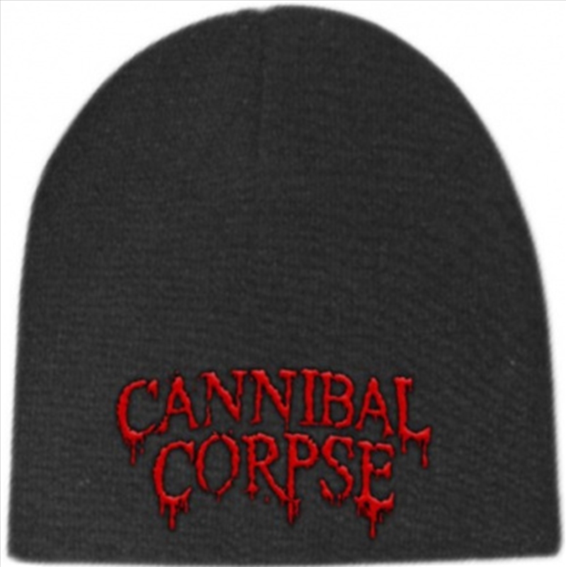 Cannibal Corpse Logo Beanie No Cuff Beanie/Product Detail/Beanies & Headwear