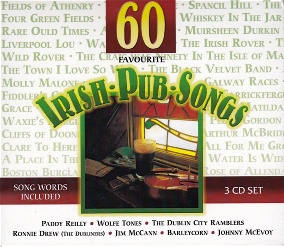 60 Favourite Irish Pub Songs/Product Detail/World