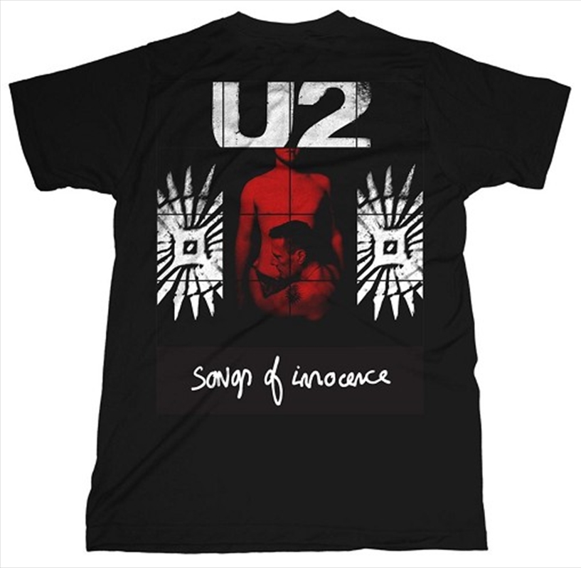 U2 Songs Of Innocence Red Shade Unisex Size X-Large Tshirt/Product Detail/Shirts