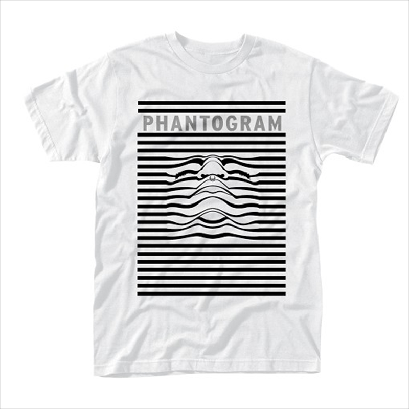 Phantogram Striped Face Unisex Size Small Tshirt/Product Detail/Shirts