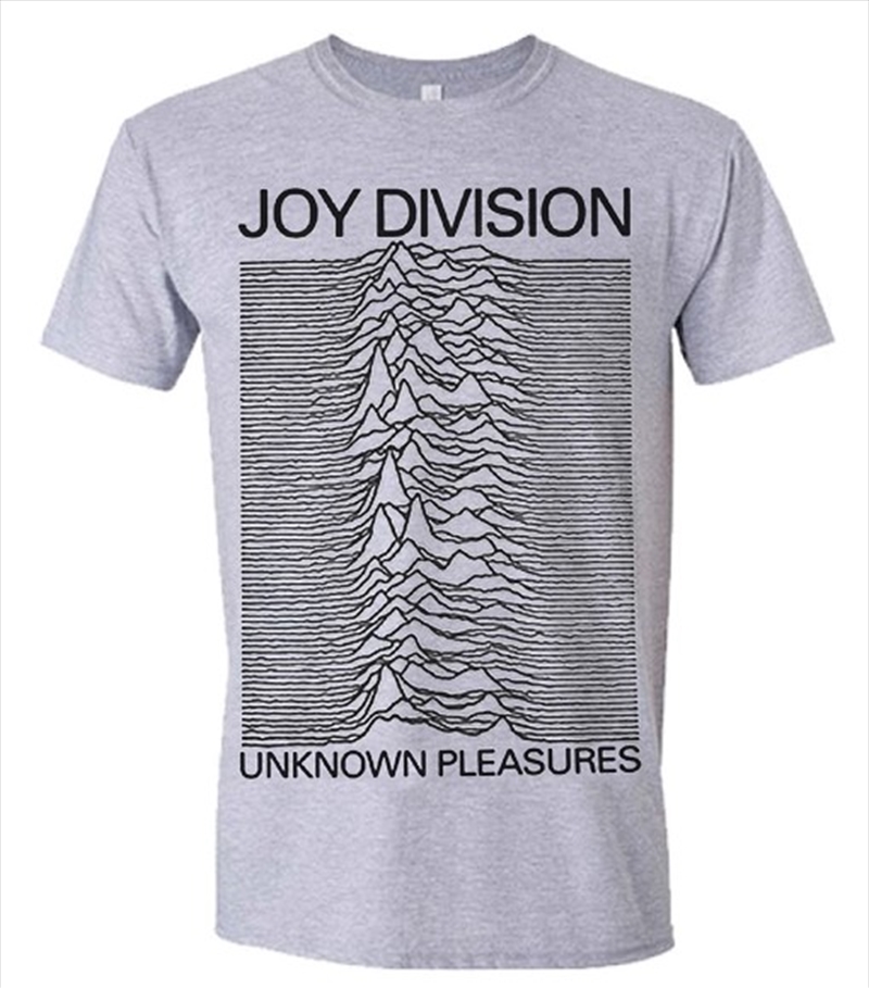 Joy Division Unknown Pleasures Grey Unisex Size Medium Tshirt/Product Detail/Shirts