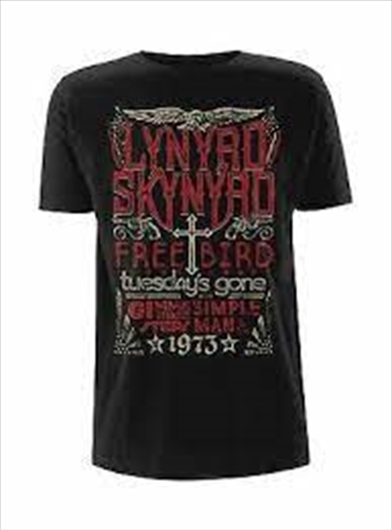 Lynyrd Skynyrd Freebird 1973 Hits Unisex Size Medium Tshirt/Product Detail/Shirts