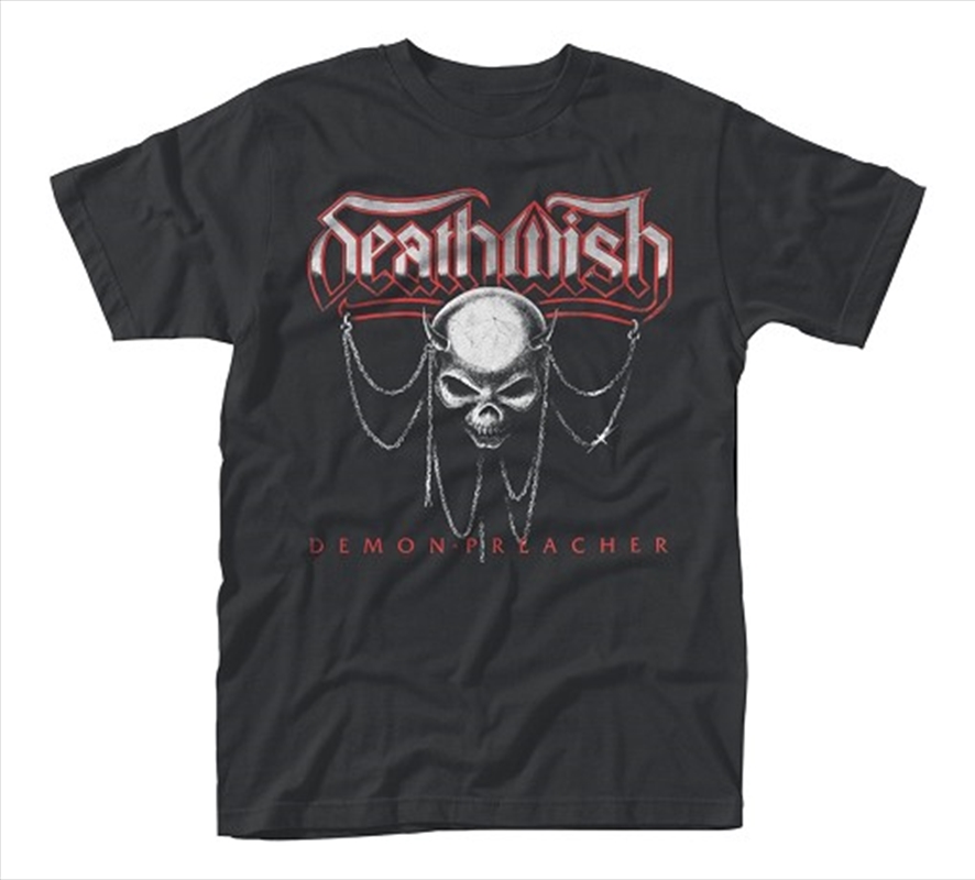 Deathwish Demon Preacher Unisex Size Large Tshirt/Product Detail/Shirts