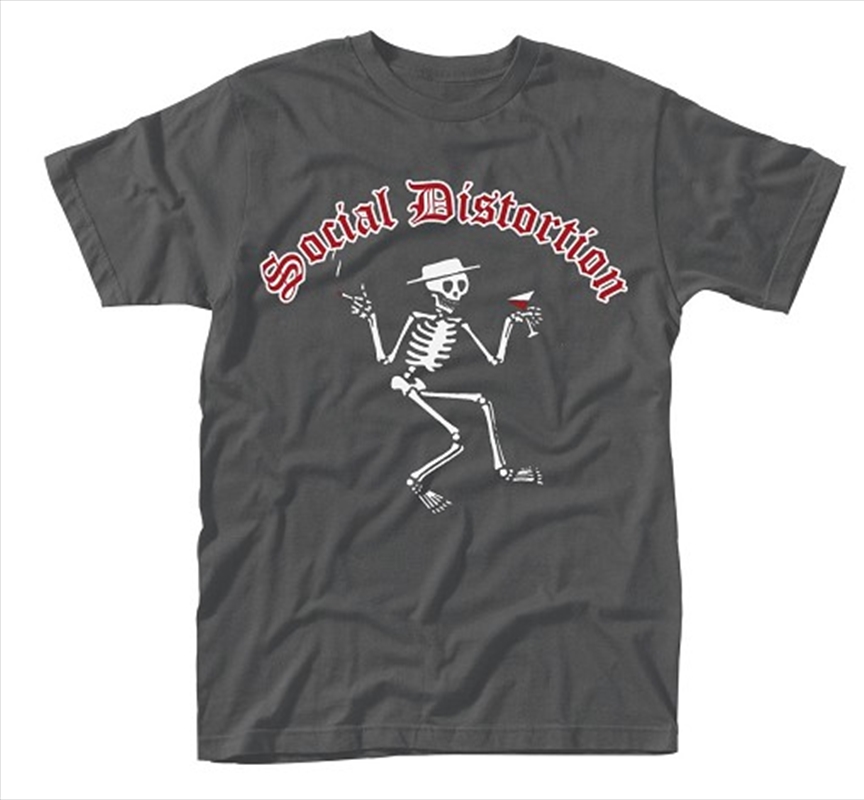 Social Distortion Skelly Logo Unisex Size Xx-Large Tshirt/Product Detail/Shirts