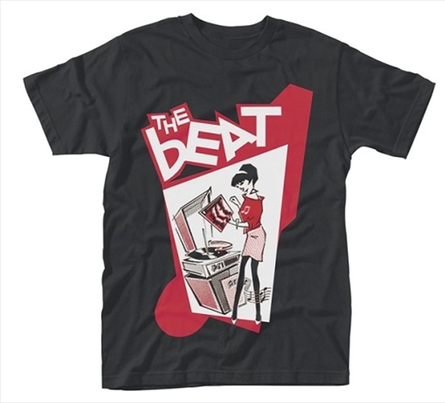 The Beat Record Player Girl Unisex Size Medium Tshirt/Product Detail/Shirts